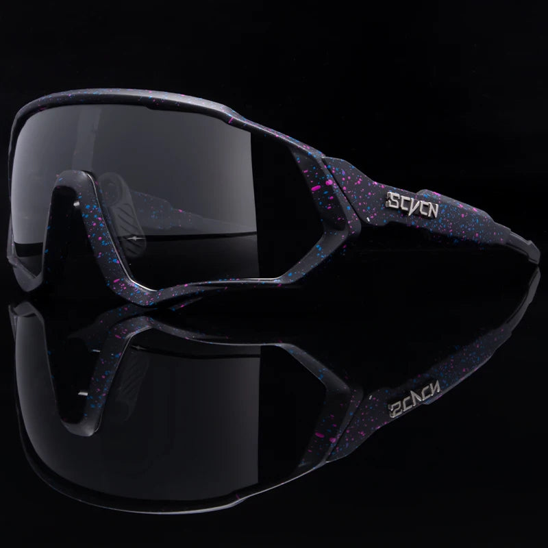 SCVCN Brand Photochromic Sports Cycling Glasses Bicycle Eyewear Mountain Bike Goggles UV400 MTB Road Running Sunglasses