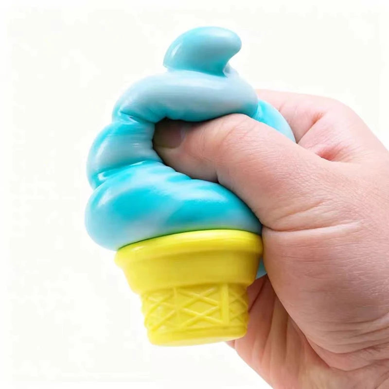 NeeDoh Ice Cream Stress Ball Fidget Toys Anxiety Stress Relief Sensory Toys Nice-Sicle Anti-Anxiety Squeeze Object For Kids