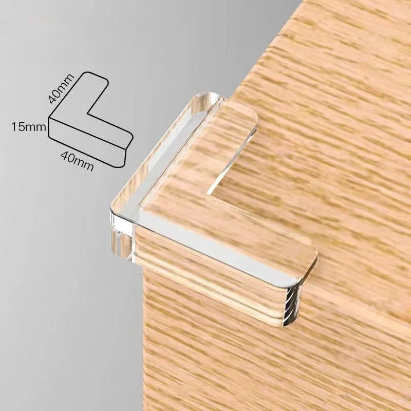 Silicone Baby Child Safety Table Guards Corner Anti-collision Clear Rubber Furniture Corner Edge Table Cushion Guard Protector