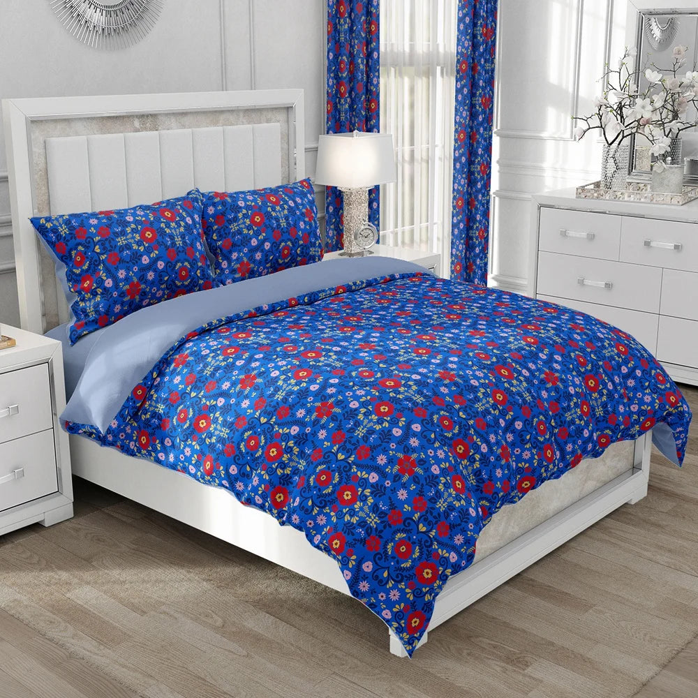 Nordic Linen Bedding set Duvet cover set King/Euro/240x220 size Bed Set Blanket/Quilt Covers for home Bedclothes bird