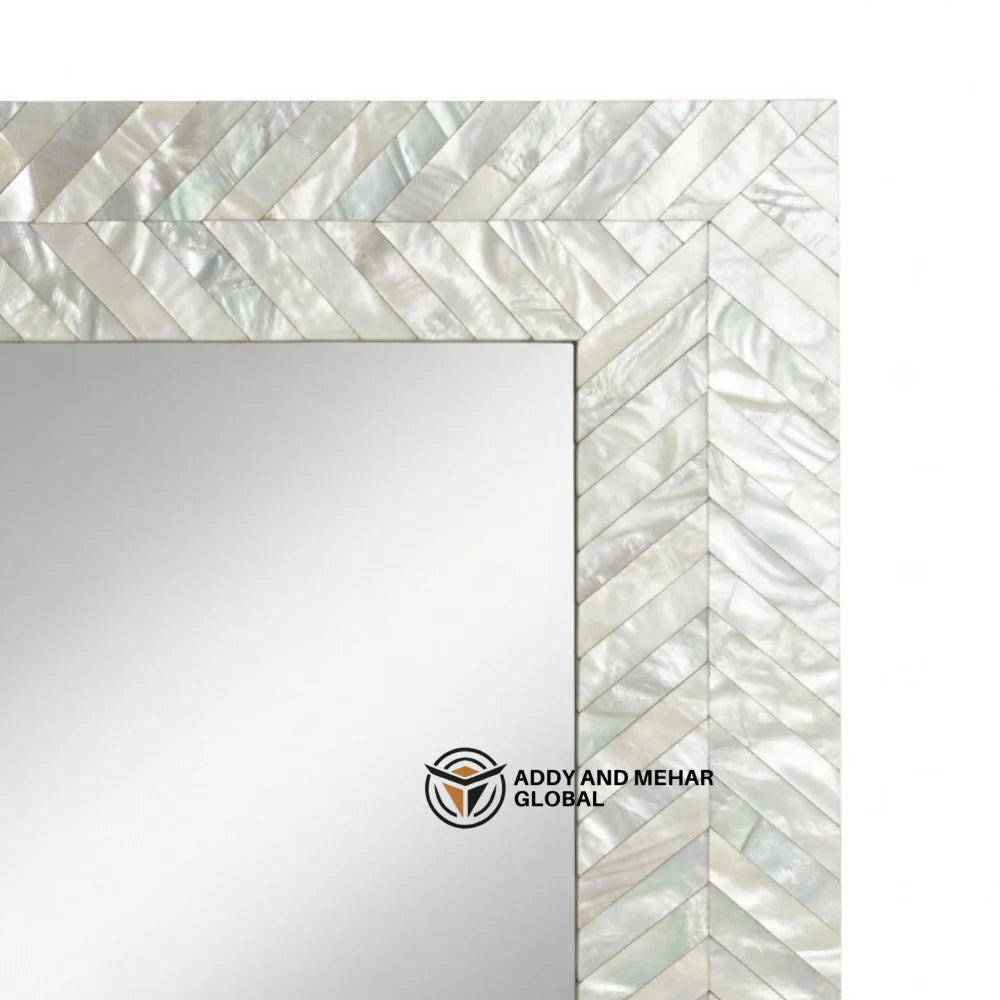 Luxury Square MDF Inlay Art Deco Handmade Eco-Friendly Framed Decorative Wall Mirror Premium Home Dcor Wedding