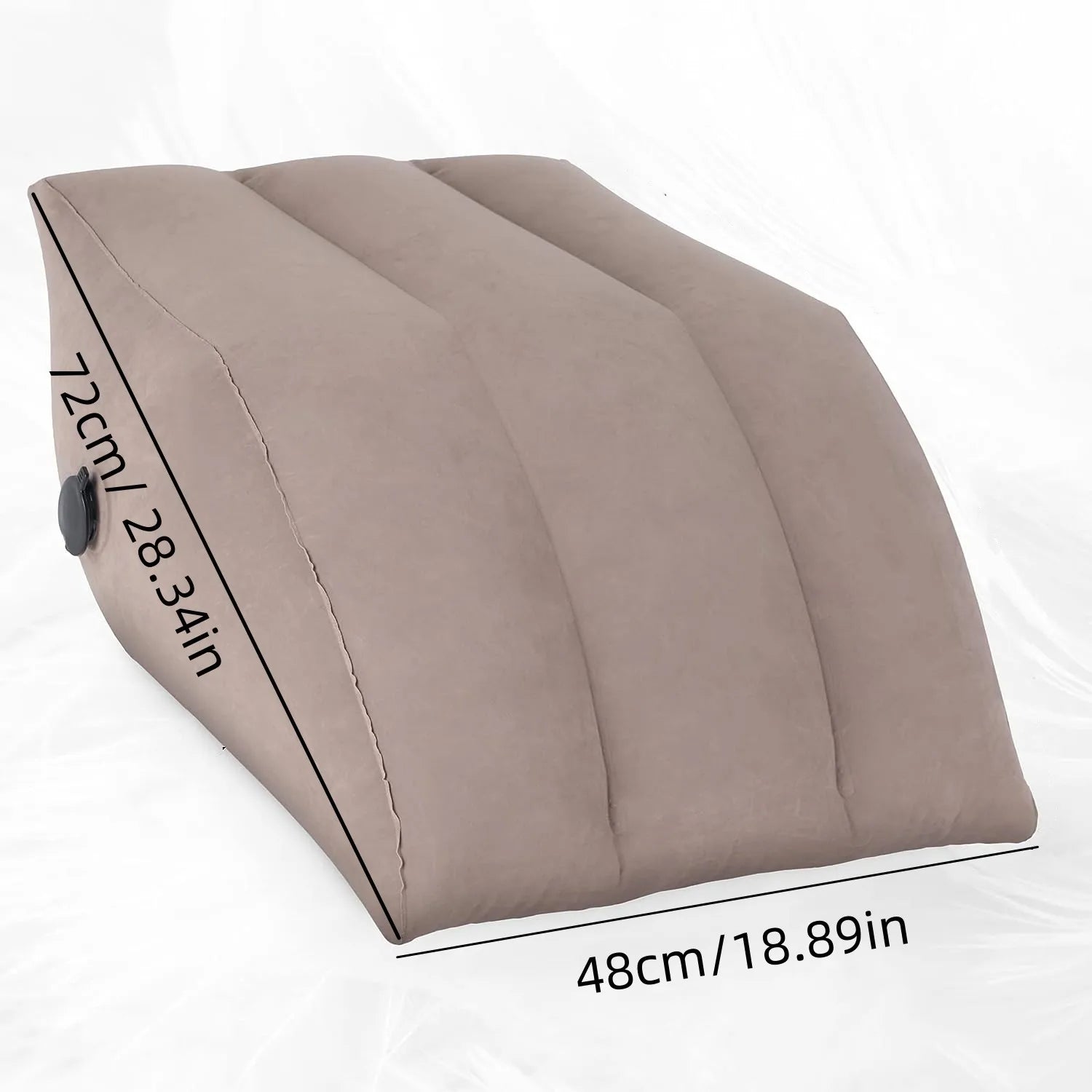 Inflatable Leg Elevation Pillow- Portable Wedge Pillow for Legs with Storage Bag, Versatile Leg Pillows for Elevation Blood Circ