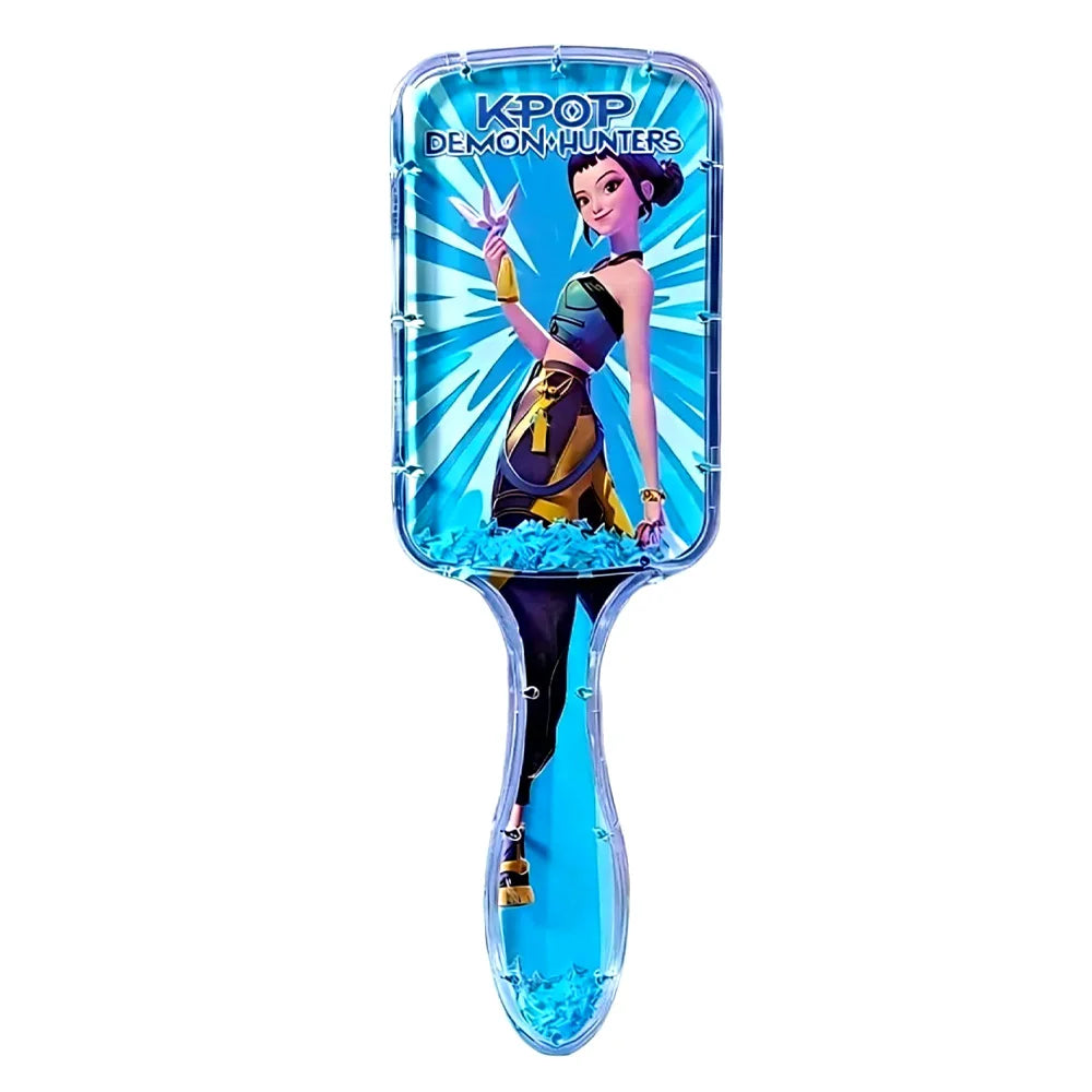 Anime Air Cushion Comb Cartoon Peripheral Massage Comb for Kpop Demon Hunters Household Fashion Girl Student Combs Fan Club Gift