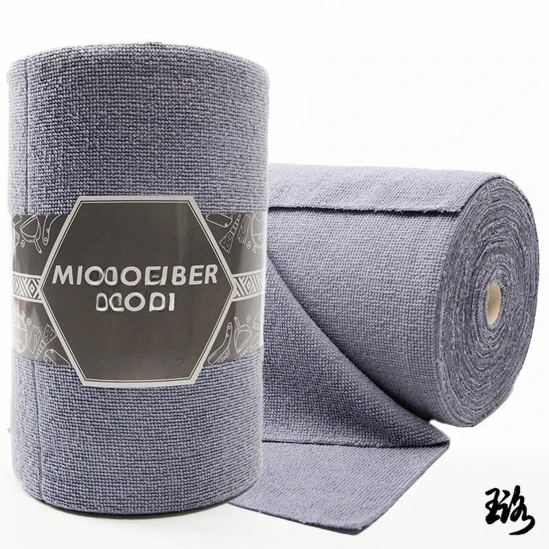 50 Sheetes/Roll Reusable Cleaning Wipe Household Kitchen Cloth Microfiber Towel Rolls Dish Rags Wash Paper Towel Replacement