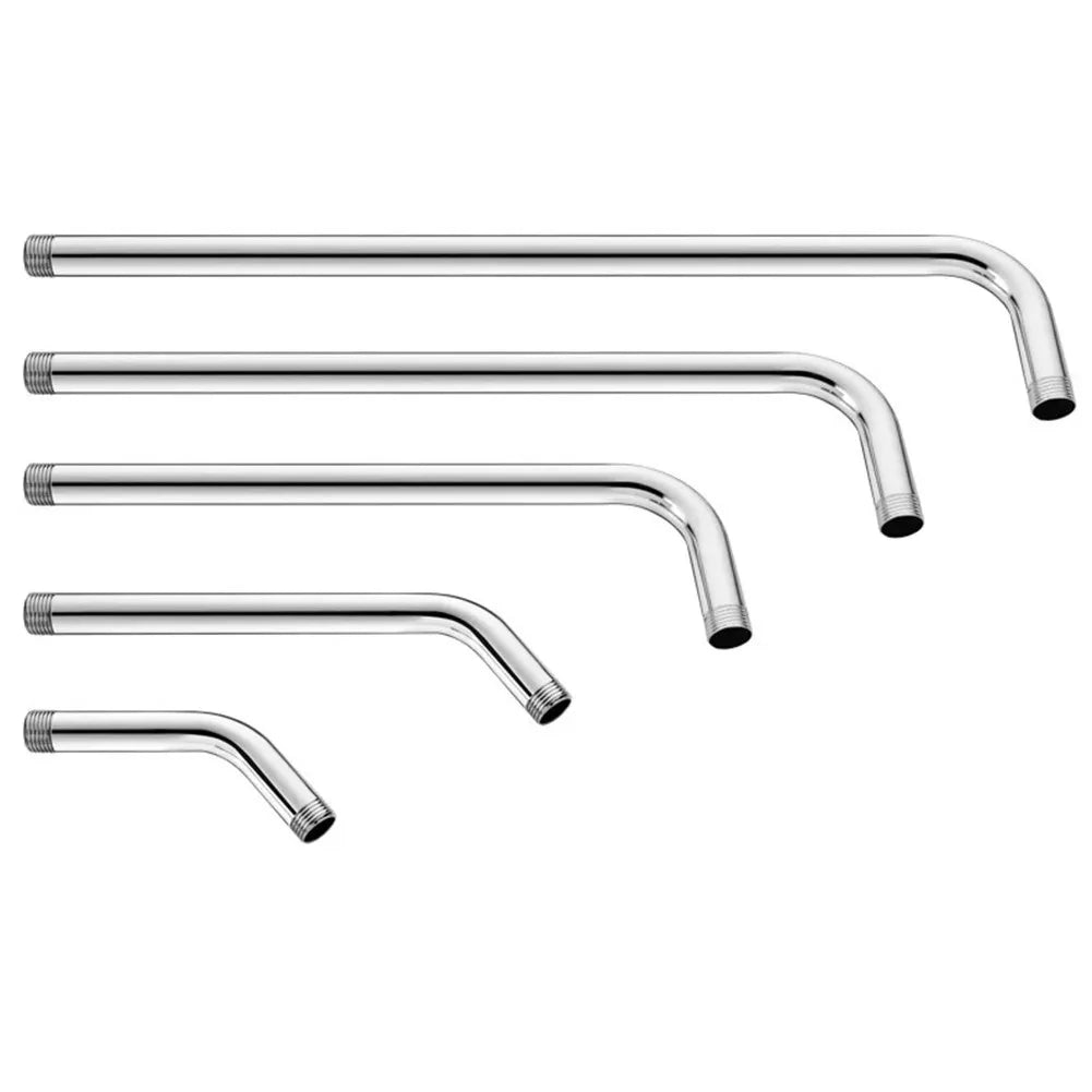 1PC Shower Head Extension Arm Wall Mounted Tube Rainfall Shower Tube Extend Pipe Water-saving Faucet Regulator Stainless Steel