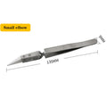 1/3Pack Ceramic Straight Tip Electronic Soldering Tweezers, Anti-Static Reverse Acid Resistant Precision Chuck Ceramic Tweezers