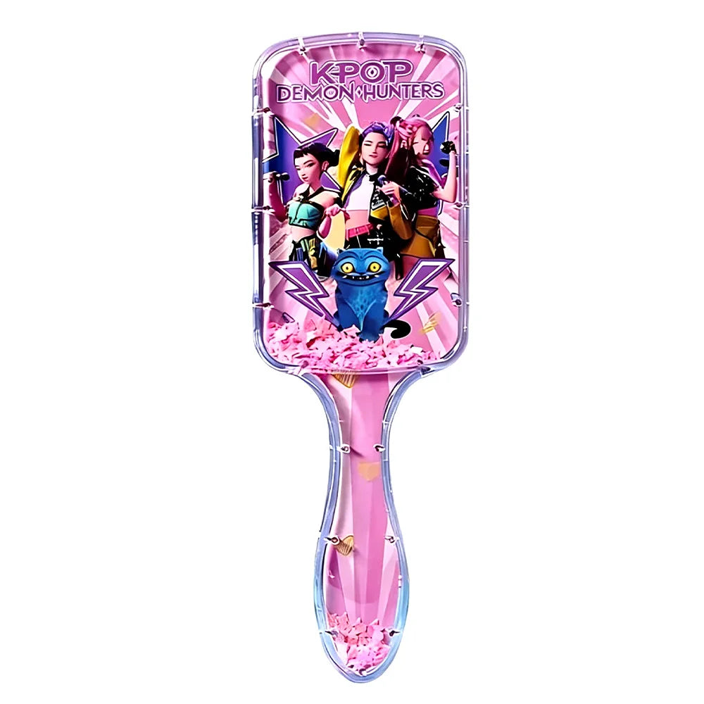Anime Air Cushion Comb Cartoon Peripheral Massage Comb for Kpop Demon Hunters Household Fashion Girl Student Combs Fan Club Gift