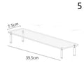 Acrylic Display Stand Pottery Storage Rack Doll Clay Figurine Display Stand Transparent Ladder Makeup Organization Shelf