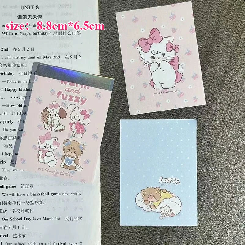 70sheets Ins Style Cute Kitten Sticky Notes Book, Paper Student Manual Book