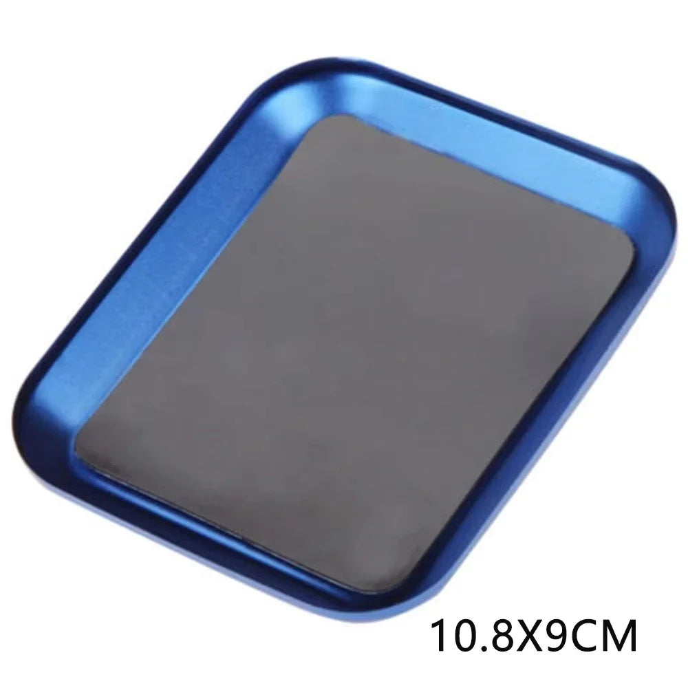 RS 989811mm CNC Aluminium Magnetic Screw Tray Nut Gasket Storage Tray for RC Car Boat Airplane Model