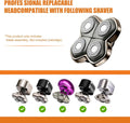 Replacement Heads Blades for Skull Pitbulls Gold PRO, Silver PRO, Platinum PRO, Head for Butterfly Kiss PRO Head Shavers