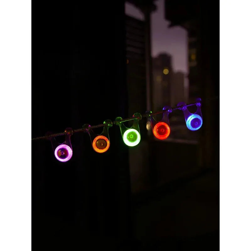 10 LED Rope String Lights, Decorative Fairy Lights for Family Gatherings, Outdoor Camping, Fishing & Tent Decoration
