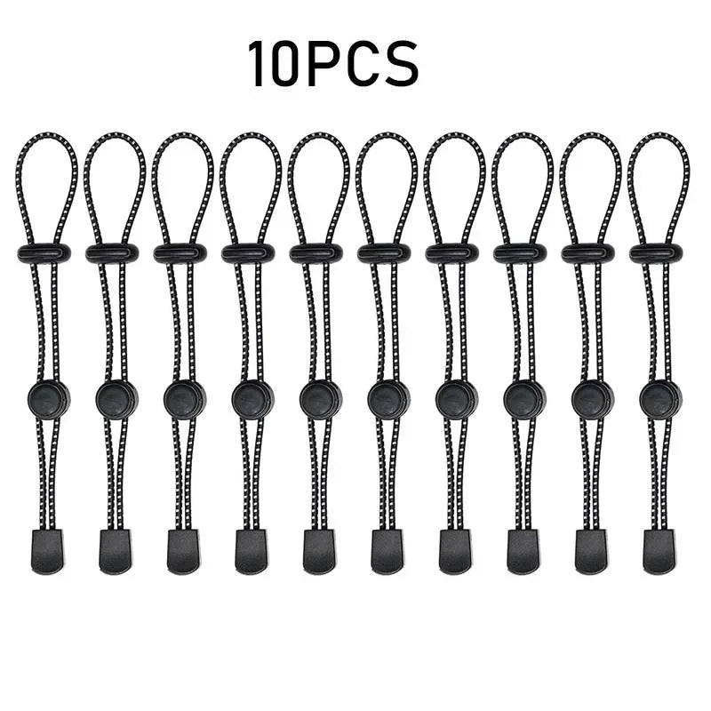 Backpack Hiking Stick Holder Straps Elastic Lanyard Cord Rope for Walking Pole Fixing Buckle Adjustable Trekking Poles 10/30PCS
