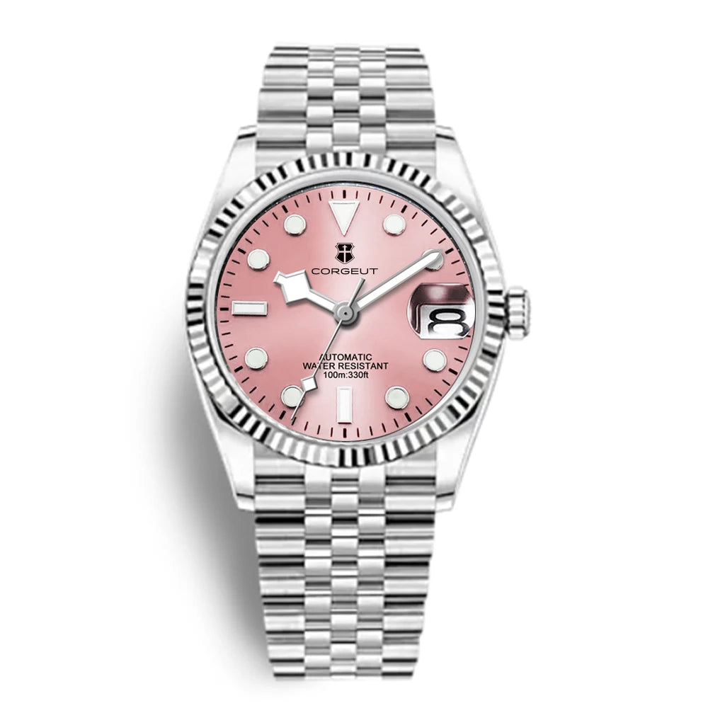 Luxury Corgeut Men/ Women Watch 36mm/39mm Sapphire NH35 AutomaticMechanical WristWatches Jubliees Sapphire Lume reloj hombre