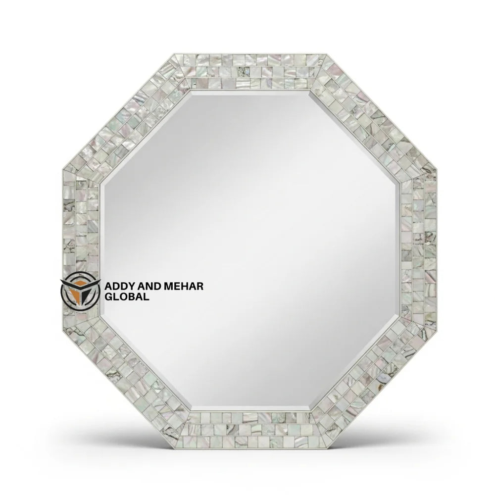 Luxury Square MDF Inlay Art Deco Handmade Eco-Friendly Decorative Wedding Wall Mirror