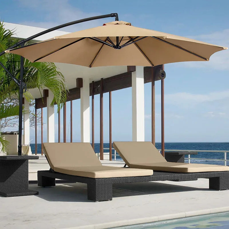 Umbrella Replacement Cloth Waterproof Beach Hexagonal Canopy Outdoor Garden UV Protection Parasol Sunshade Umbrella Cloth
