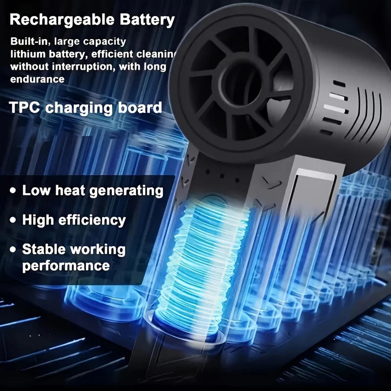 NEW X3 Violent Blower Turbo Jet Fan 130000RPM Handheld Brushless Motor 3nd Generation Wind Speed 52m/s industrial Duct Fan