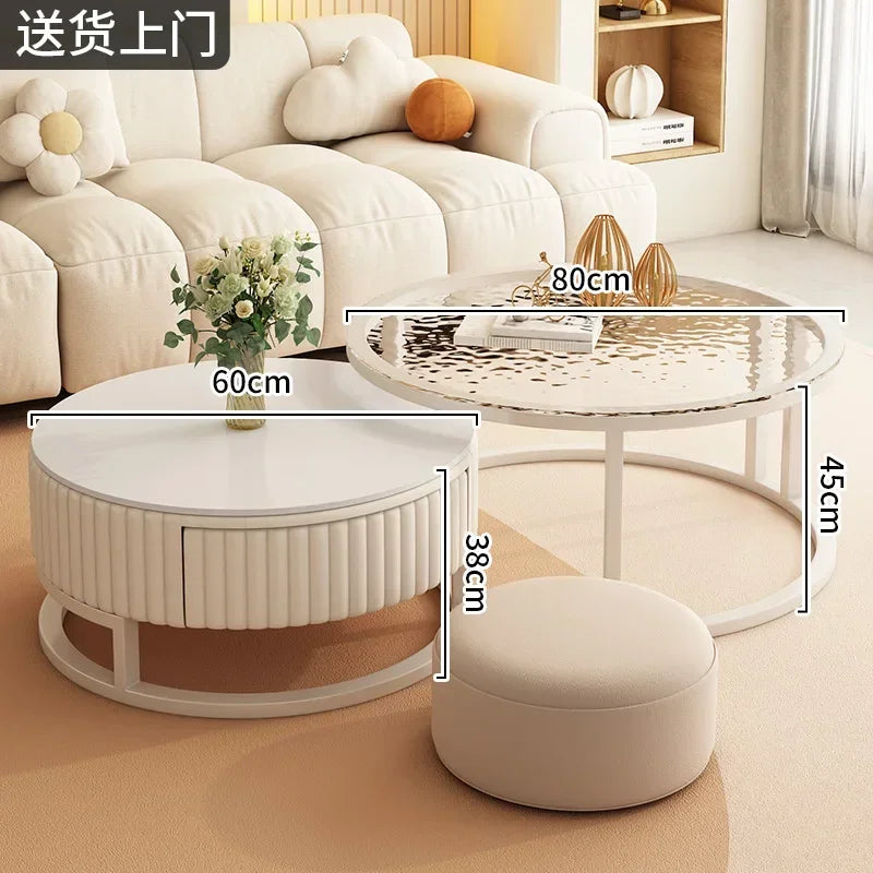 Designer Organizer Coffee Table Clear Round Kitchen Photo Album Coffee Table Mechanism Unique Mesa Auxiliar Entrance Furniture