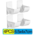 Wall Mounted Trash Bag Holder Plastic Waste Bag Dispenser Rack Self-adhesive Storage Shelf Holder For Kitchen Bathroom Organizer