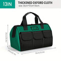 AIRAJ 13 Inch Large Capacity Tool Storage Bag with Wear-Resistant Multiple Pockets for Portable Tool Storage