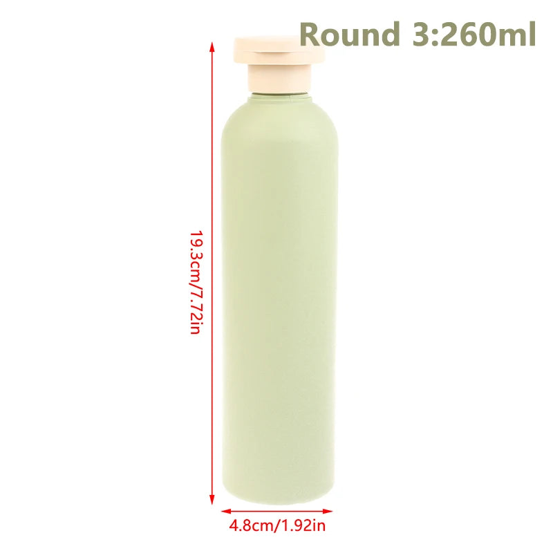100ML-500ML Foaming Soap Dispensers Refillable Bottles Flip Lotion Bottles Avocado Green Plastic Shampoo Shower Gel