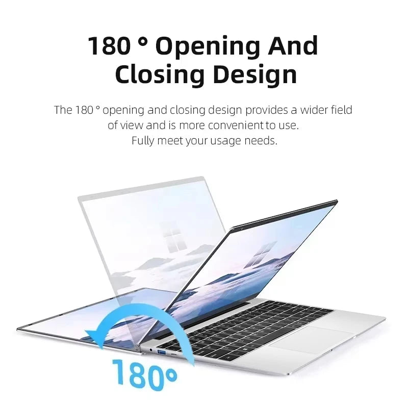 14.1 Inch Intel Core I7 7500U 1080P Windows 11 Laptop Computer PC 12GB DDR4 512GB 1TB SSD Office Notebook Gaming laptops