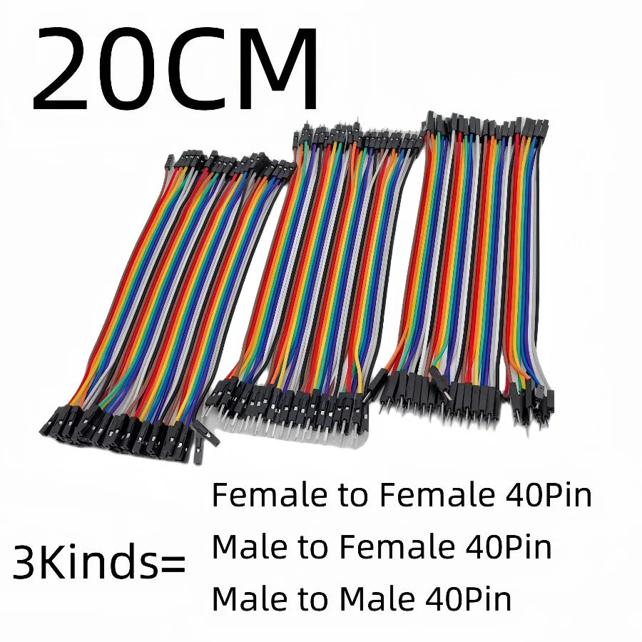 To Female Male To Female To Male Dupont Line Jumper Wire Female Jumper Diy Kit For Arduino Male Female Cable For Male Male Ar