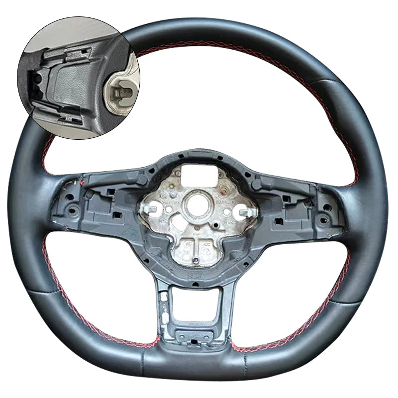 FOR Alcantara Steering Wheel Suitable for VW Golf 7 MK7 R GTI GTE GTD Passat B8 Tiguan MK2 Jetta with Shift Paddles, Car Access