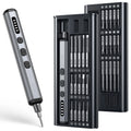 68/76 in 1 Electric Screwdriver Set with 64 Precision Magnetic Bits, 4 LED Lights 5 Torque Settings for iPhone Glasses Watches