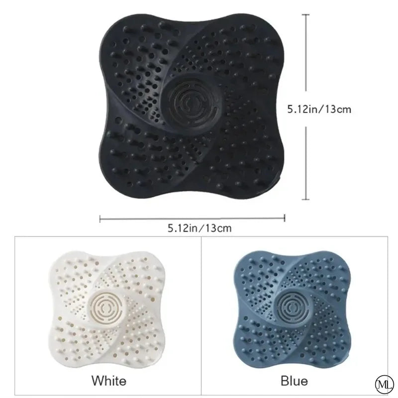 1pc Anti-blocking Hair Catcher and Stopper Plug Trap Shower Floor Drain Covers Sink Strainer Filter Bathroom Kitchen Accessories