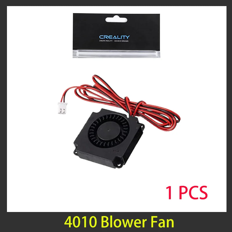 Creality Original 4010 Fans DC 24V Extruder Hot End Fan and DC 24V Turbo Fan for Creality Ender 3/Ender 3 Pro /Ender 5 3D Printe