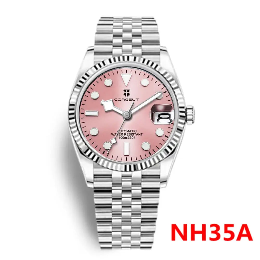 Luxury Corgeut Men/ Women Watch 36mm/39mm Sapphire NH35 AutomaticMechanical WristWatches Jubliees Sapphire Lume reloj hombre