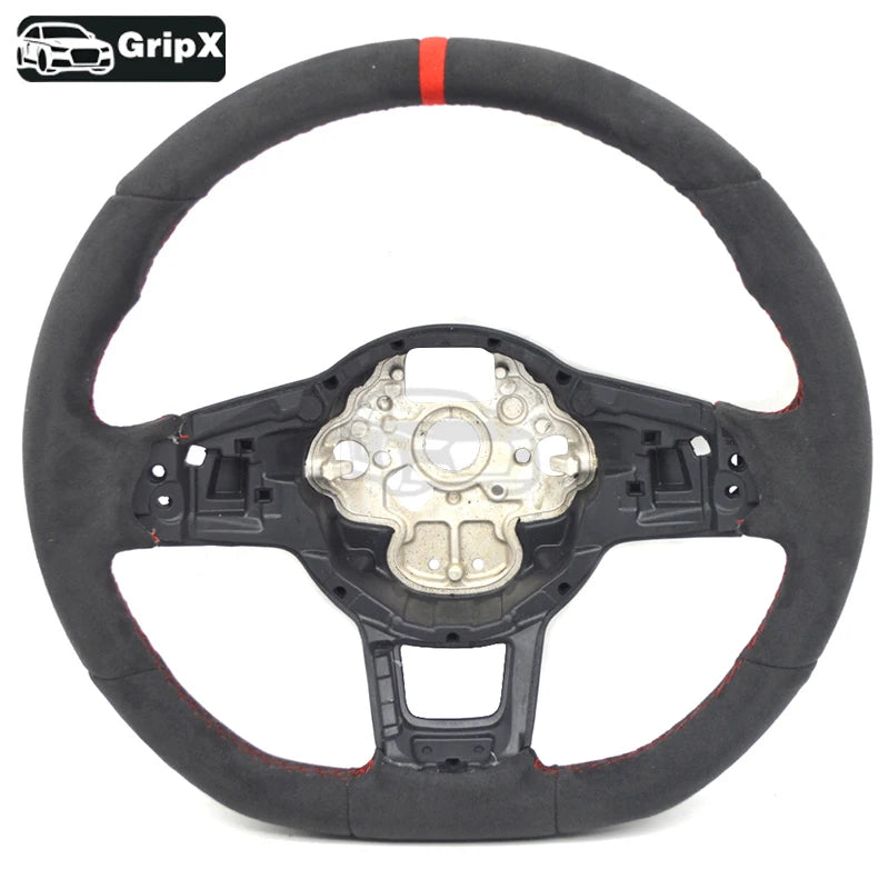 FOR Alcantara Steering Wheel Suitable for VW Golf 7 MK7 R GTI GTE GTD Passat B8 Tiguan MK2 Jetta with Shift Paddles, Car Access