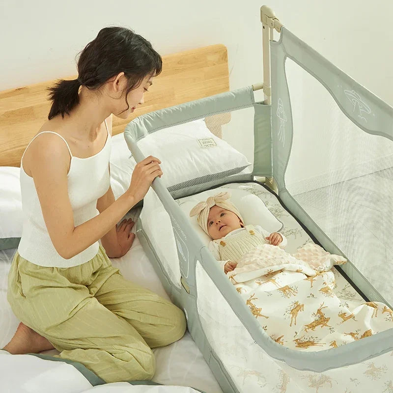 IMBABY Handrail Bed Safety Children Baby Safety Bed Barrier Liftable Bed Guardrail for Kids Crib Fence Protection for Baby Rails