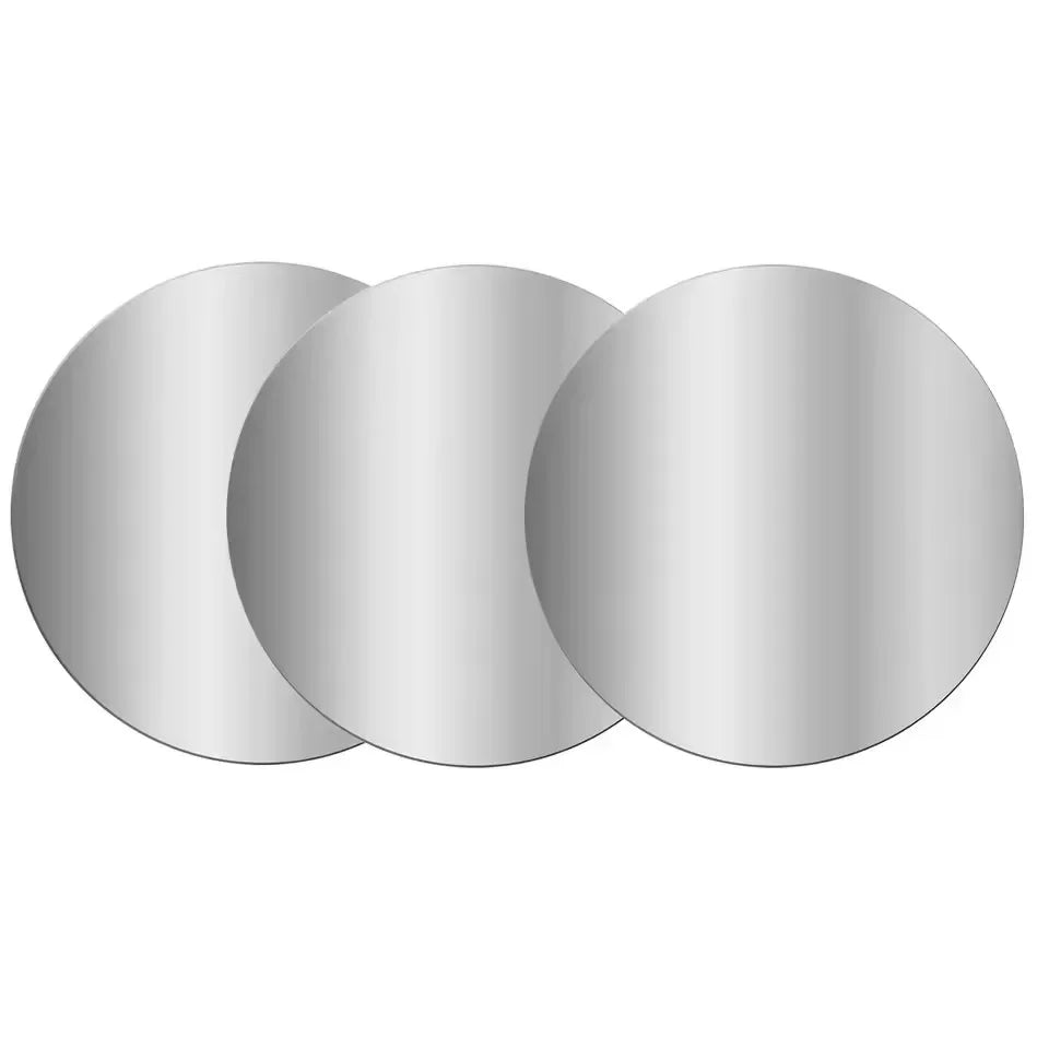 1-5PCS 8CM Magnetic Metal Plate Disk for Mobile Phone Tablet Universal Self Adhesive Iron Disk Patch Sticker for Magnetic Holder