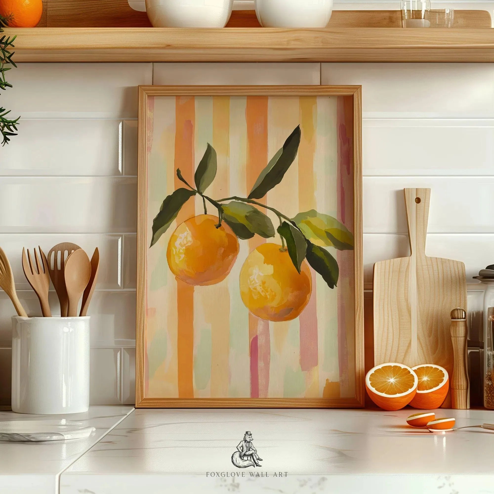 Retro Limon Cello Lemon Fruit Canvas Print Positano Lemon Strawberry Fruit Market Poster for Modern Bedroom Kitchen Home Decor