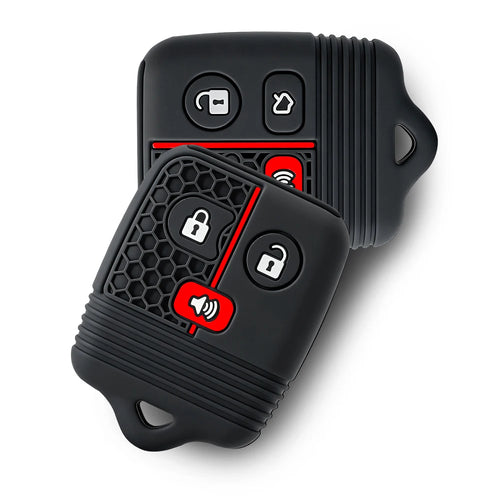 3/4 Buttons Silicone Car Remote Key Shell Case Fob Cover for Ford Focus Complete Escape Mustang Explorer Lincoln Town Sport