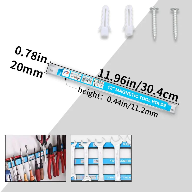 Strong magnetic tool rack hardware kitchenware and iron products storage magnetic force rack magnetic magnet magnetic strip