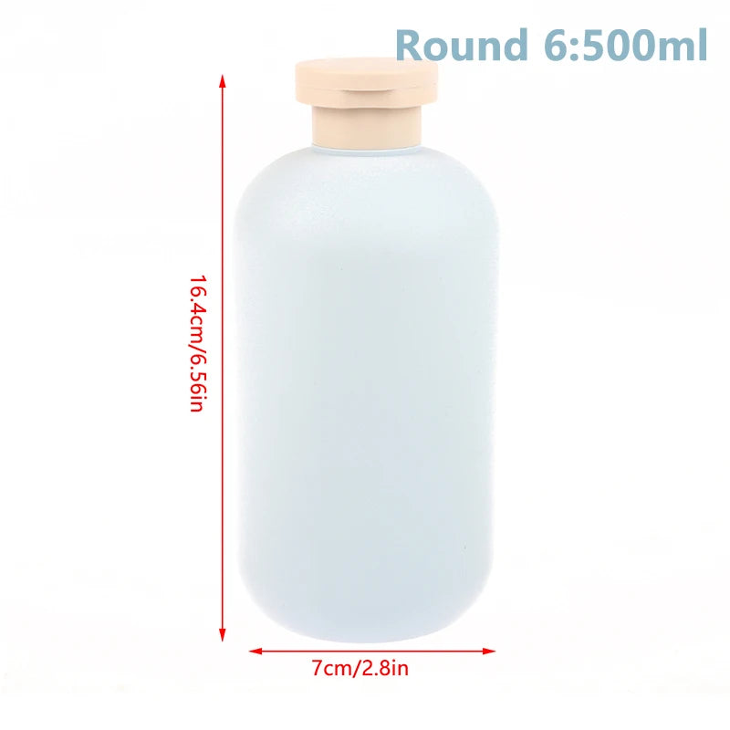 100ML-500ML Foaming Soap Dispensers Refillable Bottles Flip Lotion Bottles Avocado Green Plastic Shampoo Shower Gel