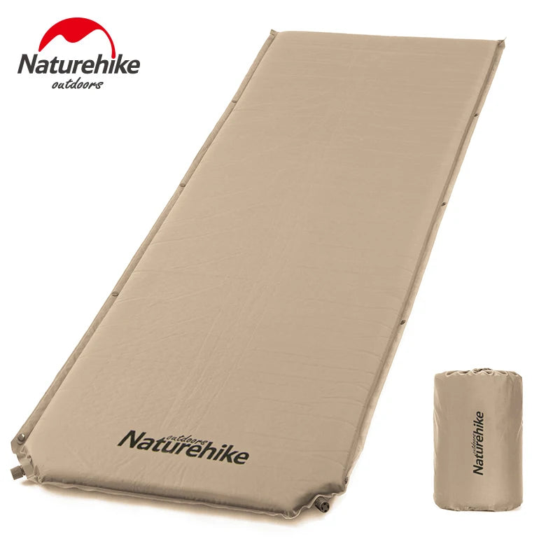 Naturehike Camping Self-Inflating Mattress 5cm Thick Foldable Hiking Airbed Off-Road Ultralight Waterproof Outdoor Sleeping Pad