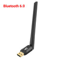 KEBIDUMEI USB Bluetooth 6.0 Adapter 200M Dongle for PC Wireless Mouse Keyboard Music Audio Receiver Transmitter Bluetooth