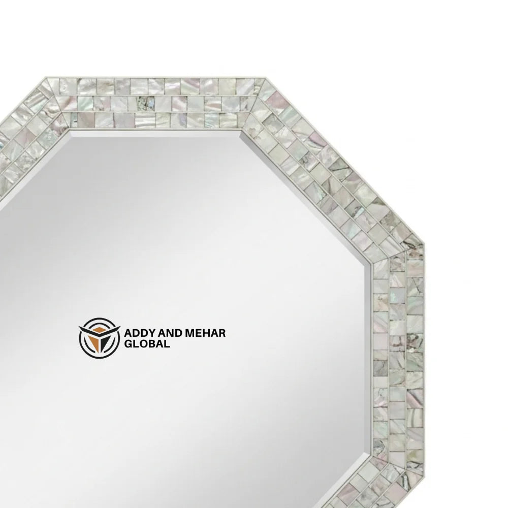 Luxury Square MDF Inlay Art Deco Handmade Eco-Friendly Decorative Wedding Wall Mirror