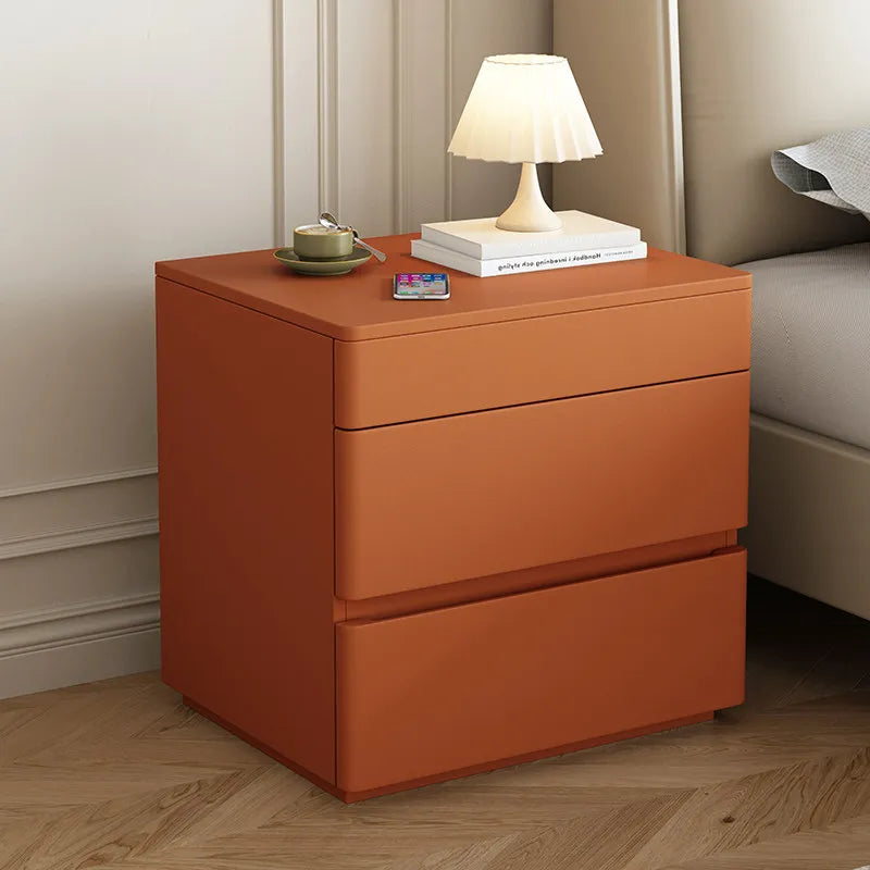 Cream Nordic Bedside Table With Secret Compartment Safe Modern Minimalist Nightstands Rustic Glamour Table De Chevet Furnitures