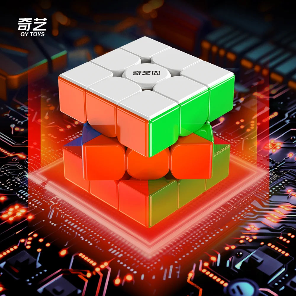 QiYi Warrior M 3x3x3 Magic Cube 3x3 Magnetic Speed Cube Cubo Magico Magic Cubo Professional Speed Puzzle Competition