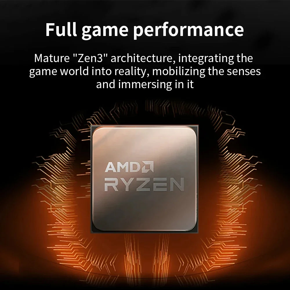AMD Ryzen 7 5700X 3.4GHz R7 5700X 8-Core 16-Thread L3=32M Processor 65W Socket AM4 7NM DDR4 NEW but No Fan