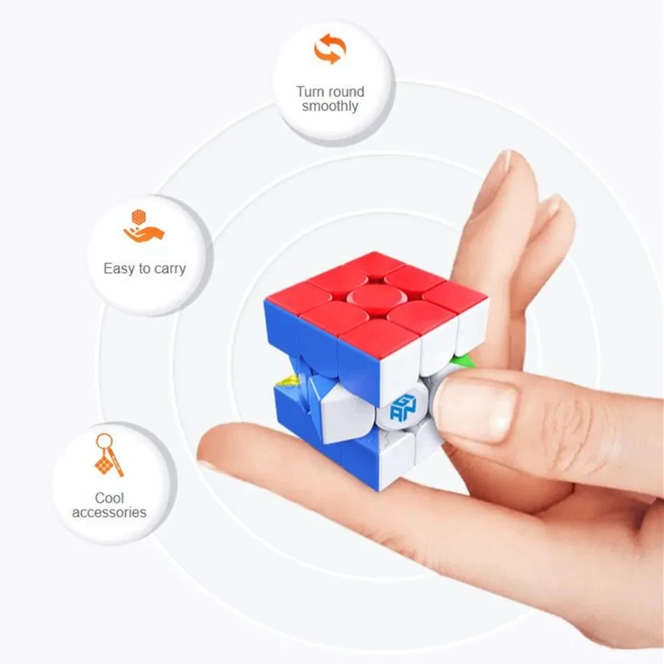 GAN328/330 Keychain Cube 3x3x3 Puzzle Magic Cube 3x3 Speed Cubes Gan Cubes Key Chain Mini Cubo Magico Profissional Toys