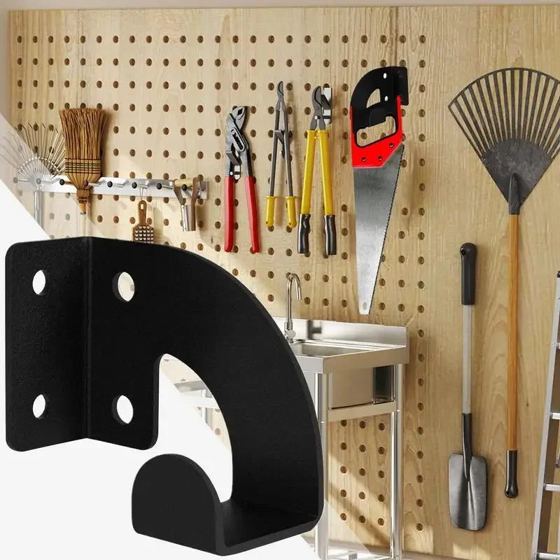Heavy Duty Metal Chainsaw Wall Mount Hanger,Workshop Tool Storage Rack,Hanging Holder for Garden Trimmers,Lawn Mower&Hedge Shear