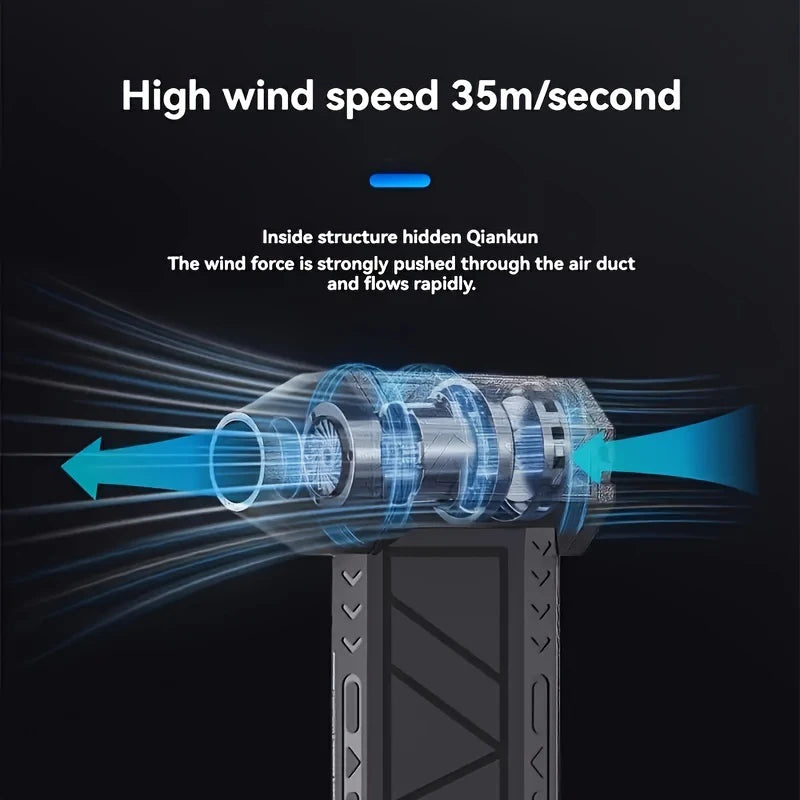 NEW X3 Violent Blower Turbo Jet Fan 130000RPM Handheld Brushless Motor 3nd Generation Wind Speed 52m/s industrial Duct Fan