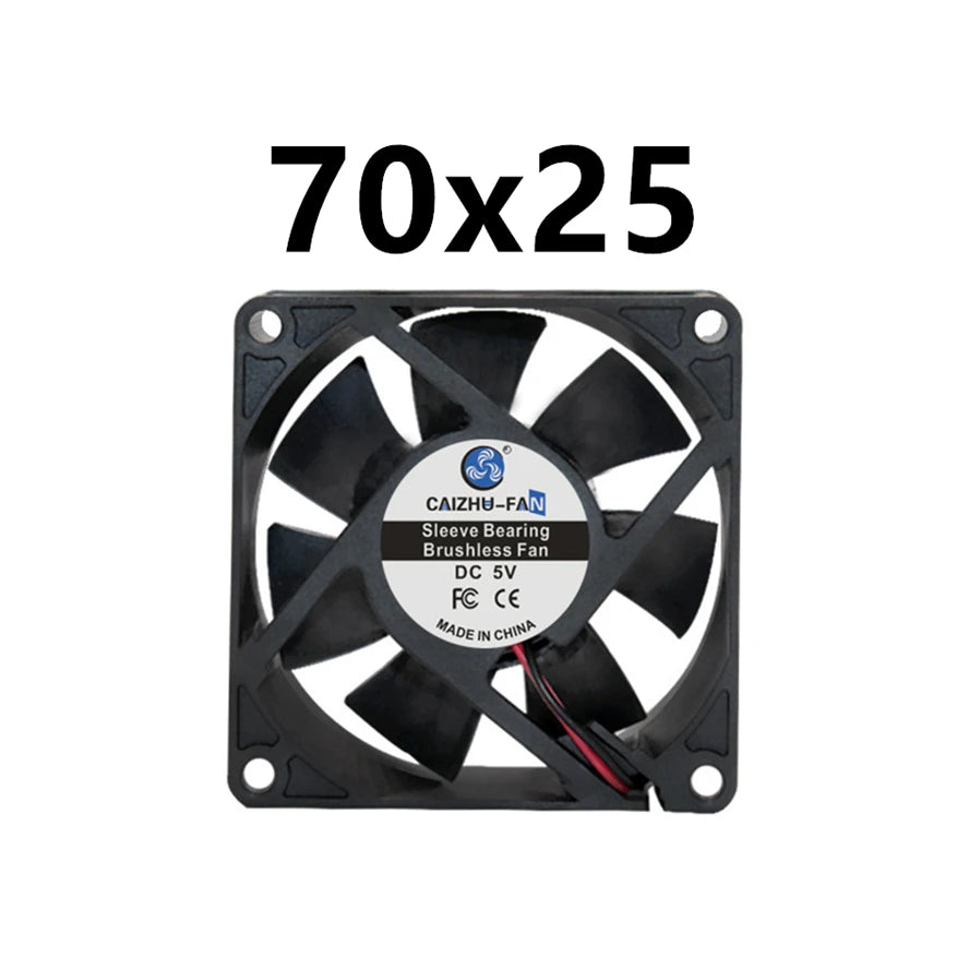 40MM 50MM 60MM 70MM 80MM 90MM 120MM Cooling Fan Brushless Motor Case Fan Quiet Fan 2PIN