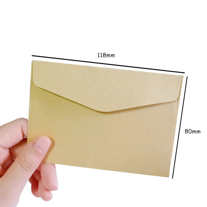 50pcs/lot  Candy color mini envelopes DIY Multifunction Craft Paper Envelope For Letter Paper Postcards School Material